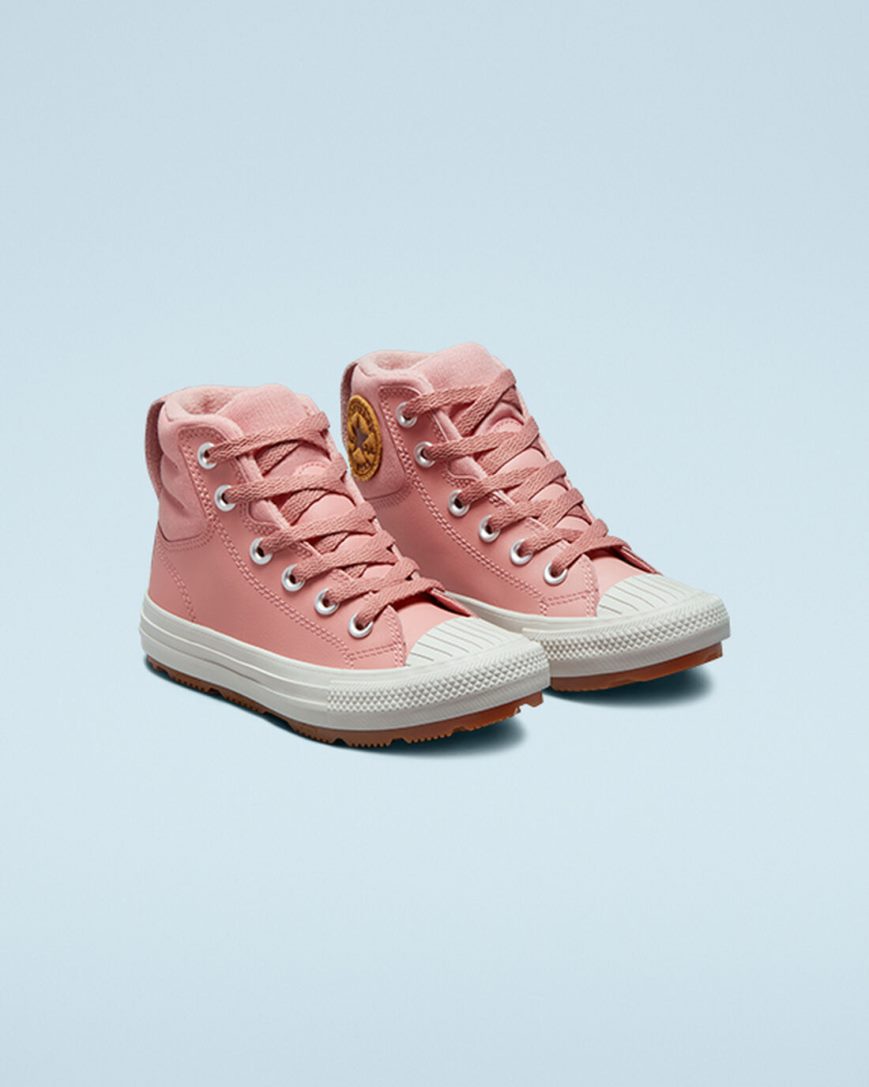 Zapatillas Altas Converse Cuero Chuck Taylor All Star Berkshire Boot Color Niña Rosas | PE 4P28L0